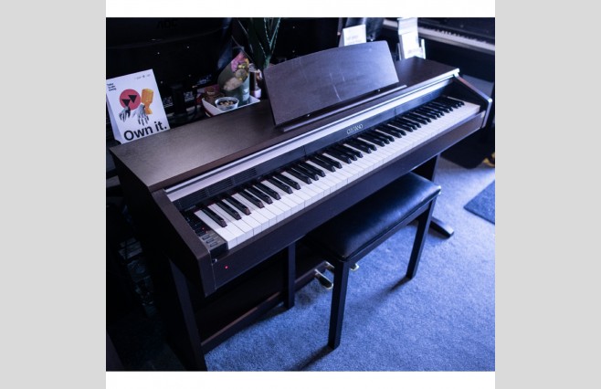 Used Casio AP220 Satin Rosewood Digital Piano Complete Package (SN:05403) - Image 4